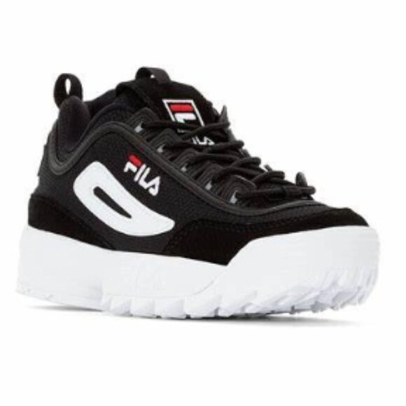 Barely Worn Fila Disrupter 2 Black BACK TO SCHOOL - Picture 2 of 5